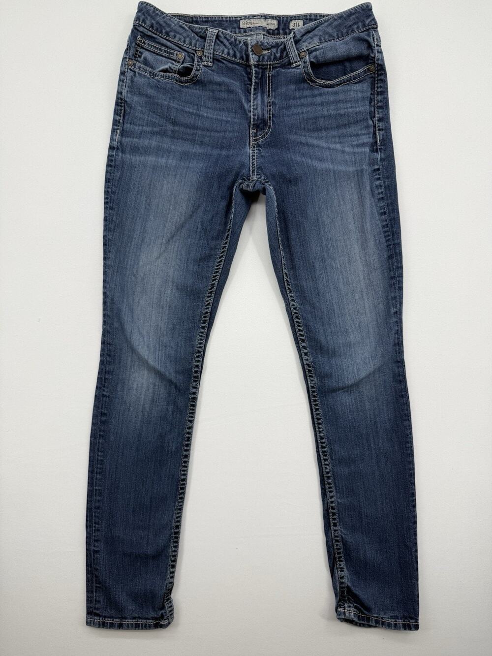 BKE Buckle Jeans Women's 31L Harper Skinny Mid Rise Stretch Denim